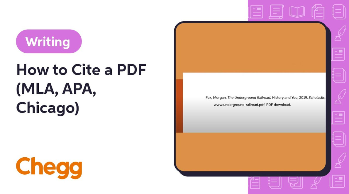 How to Cite a PDF  Citation Machine